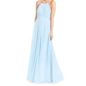 Sky Blue Azazie Ginger Bridesmaid Dress
